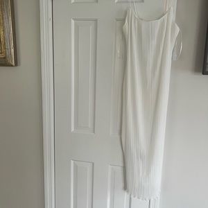 Good American Plisse Slip Dress